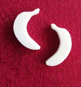 Banana Brooch or earring size acrylics  for ord