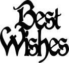 Best wishes pack of 3  44 x 48
