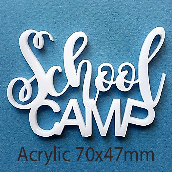 School Camp, 70 x 47 mm , Acrylic,  ,